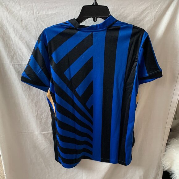 NIKE X INTER MILAN Vaporknit Soccer Jersey in Navy/Black Sz LARGE - Picture 5 of 5